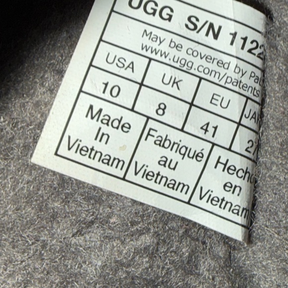 UGG Tazz Black Suede Platform Clogs - Picture 6 of 7